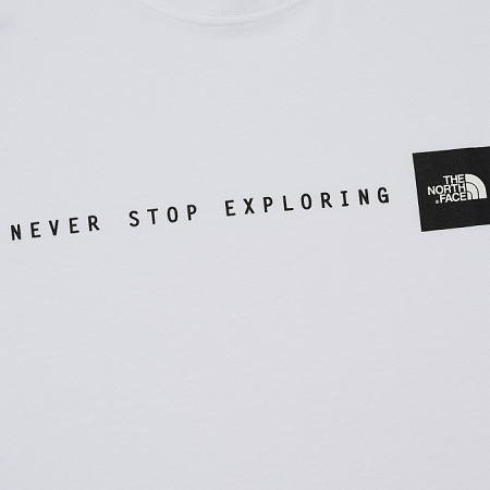 Мужская футболка The North Face Never Stop Exploring TNF White/Black T92TX4LA9