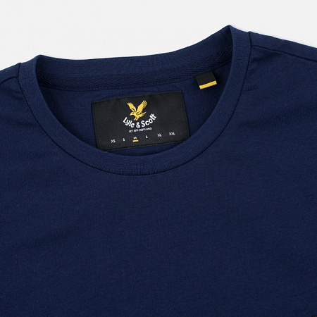 Мужская футболка Lyle & Scott Plain Crew Neck Navy TS400V-Z99